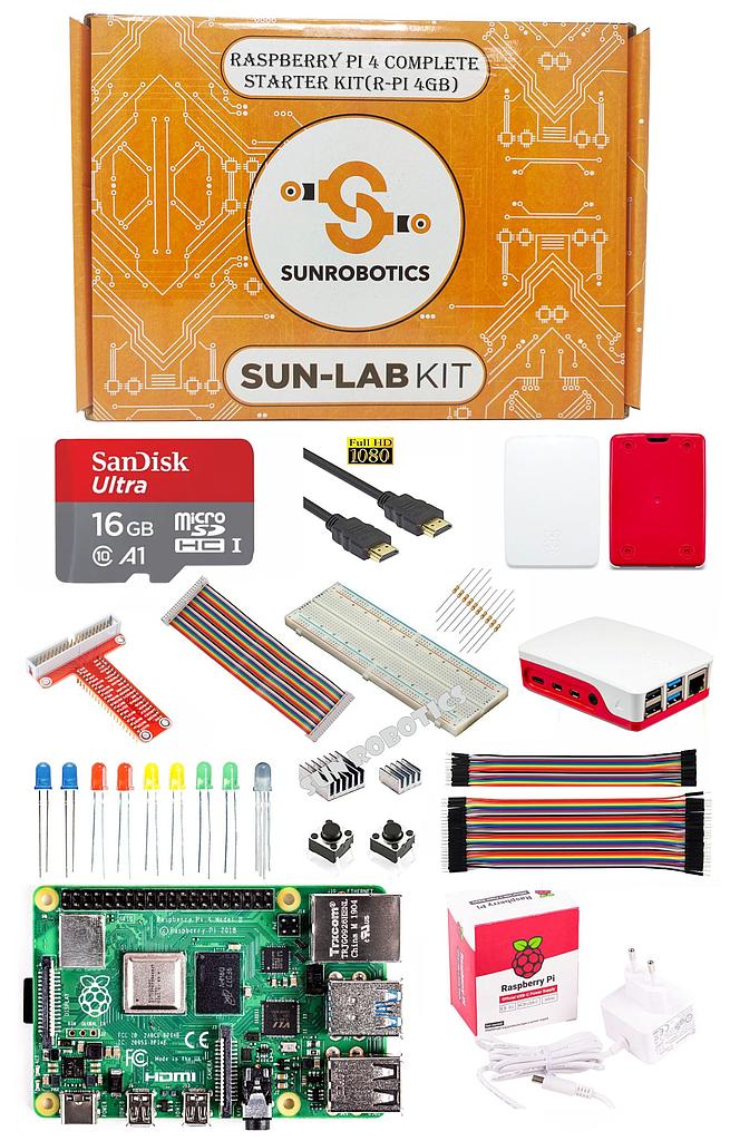 Raspberry Pi 4 Complete Starter Kit